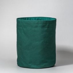 Green cotton basket
