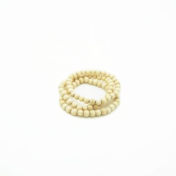 Wooden bead bracelets