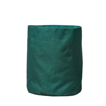 green cotton backet